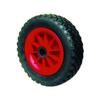 Roue de manutention INCREVABLE - 120 kg - polyuréthane - Diamètre 260mm Alésage : 20mm Longueur de moyeu : 75mm Alésage : 20mm Longueur de moyeu : 75mm