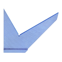 Équerre de mécanicien double onglet acier - Longueur : 200 mm
