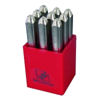 Chiffre à frapper à l'endroit en acier hauteur 6mm jeu