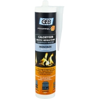 Mastic réfractaire CALORYGEB - cartouche 310 ml - noir
