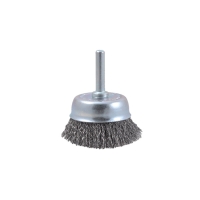 Brosse à fil sur tige 0008600921 pour perceuse - diamètre 75 mm - fil acier - diamètre du fil 0,3 mm