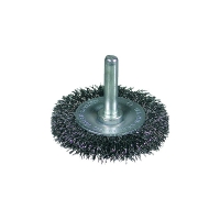 Brosse à fil circulaire sertie standard, pour perceuses électriques - fil acier 0,3 mm - diamètre 50 mm