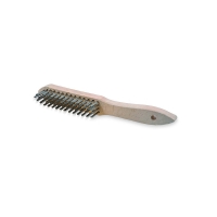 Brosse à main 0003-151 4 rangs avec fil en acier plat