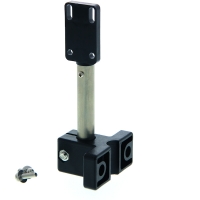 Support de montage série E39-L - pour fibre optique E3Z - H=100 mm - acier inoxydable - E39-L150