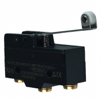 Microrupteur et fin de course série Z - levier à galet - contact=1 - plastique - Z-15GW2-B