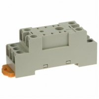 Socle relais debrochable PYF-08A - 8 broches - rail DIN