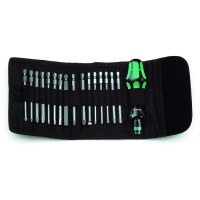 Embouts de vissage 89 mm avec tournevis porte-embouts en pochette 17 pièces