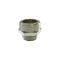 Mamelon laiton réduit à visser mâle 245 - 1/2'' - chromé