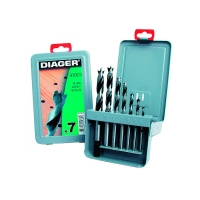 Coffret de 7 mèches à bois 3 pointes 905D - diamètre 3/4/5/6/8/10/12 mm