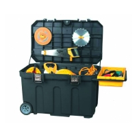 Coffre de chantier roulant 190 Litres - 96,2 x 59,1 x 57,8 cm