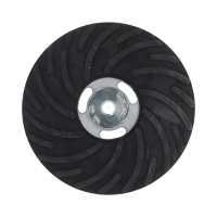 Plateau de ponçage caoutchouc - ventilé - rigide - diamètre 125 mm