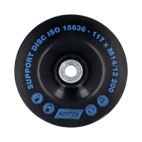 Plateau de ponçage caoutchouc - nylon - moyenne - diamètre 125 mm