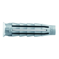 Cheville nylon légère PRO6 sans vis 8 x 40 - boîte de 100
