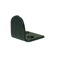 Battement de volet et persienne haute coudé à visser noir