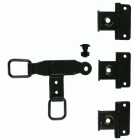 Sachet d'accessoires pour espagnolette à tringle plate ECO noir