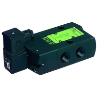 Distributeur électropneumatique à tiroir série 551 - 5/3 - NF - G1/4" - SCG551A067MS.AC/DC