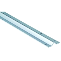 Rail à visser pour galet à gorge en V 293 largeur 55 mm longueur 3000 mm