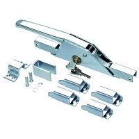 Crémone à levier 682 condamnable par cylindre zinguée