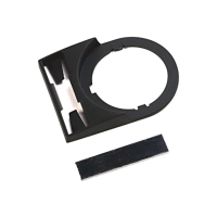 Porte-plaque + plaque d'incription série 800F - noir - bouton 22 mm - L=40 mm - 800F-11BE100