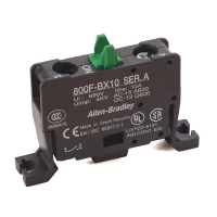 Bloc de contact à vis série 800F-BX - fermeture - D=22,5 mm - NO - 800F-BX10