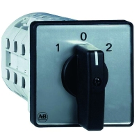 Commutateur de charge série 194L - montage frontal - 2 pôles - Courant maximum : 12 A - 690 V