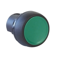 Tête de bouton-poussoir affleurant série 800FP-F - plastique - 22,5 mm - vert - 800FP-F3