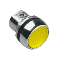 Tête de bouton-poussoir affleurant série 800FM-F - métal - 22,5 mm - jaune - 800FM-F5