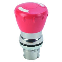 Tête de bouton d'arrêt d'urgence 800F - métal - 22 mm