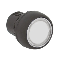 Tête de bouton-poussoir affleurant lumineux série 800FP-LF - plastique - 22,5 mm - blanc - 800FP-LF7