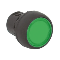 Tête de bouton-poussoir affleurant lumineux série 800FP-LF - plastique - 22,5 mm - vert - 800FP-LF3