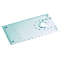 Plaque de recouvrement pour pivot de sol 8660 et 9260 inox brossé