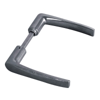 Béquille double pour porte, portail et grille 36-0123 - Section du carré : 7 mm - Longueur du carré : 80 mm - Portée : 1