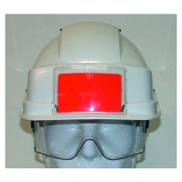 Casque de protection IRIS 2 ventilé et porte-badge - blanc