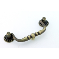 Poignée de meuble zamak 320-Z entraxe 96 mm vieux bronze