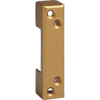 Gâche pour huisserie métallique pour verrou CITY 25 et CITY 26 finition bronze