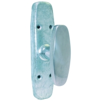 Crémone en applique MAP-1CB à bouton chromé