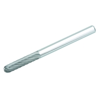 Fraise lime 900 carbure - Forme cylindrique bout hémisphérique - Diamètre : 3 mm - Longueur de coupe : 14 mm - Longueur totale : 38 mm