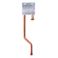 Crosse 180° de sortie de compteur gaz sur cuivre à braser - 6/20