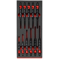 Composition de chasse-goupilles en module mousse