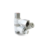 Limiteur de débit série AS - avec clapet anti-retour - G1/8" - Mâle - ASP330F-U01-06-X352