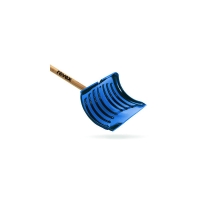 Poussoir à neige polypropylène avec manche bois tête 52,5 cm