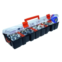 Coffret de colliers SXSF86 - Plage de serrage : 10_28 mm - Nombre de têtes : 8 - Largeur de bande : 8 mm (coffret de 86 pièces)