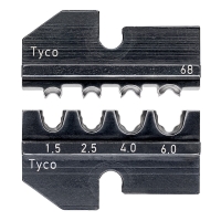 Profil de sertissage 50 x 11 mm pour connecteurs Tyco 1,5 à 6 mm²