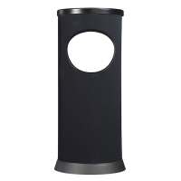 Cendrier corbeille à tête étouffoir KIPSO - 0,25 L / 17,5 L - gris manganèse