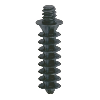 Cheville à visser pour embase et colliers COLSON - diam. 8 mm - noir - anti UV