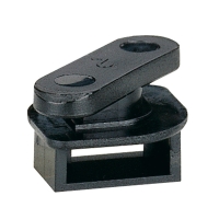 Embase pour chemin de câbles anti UV - noir - par 100