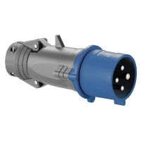 Fiche mobile droite industrielle HYPRA 3P+T 200-250V plastique - 16A