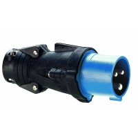 Fiche mobile droite industrielle HYPRA 2P+T 200V à 250V- 16A