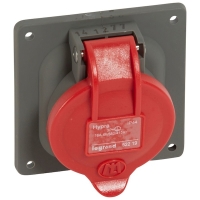 Prise à entraxes unifiés fixe HYPRA 16A - 16 A - 84 x 84 mm