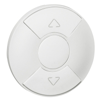 Enjoliveur pour commande pour volets roulants ou stores CELIANE - blanc